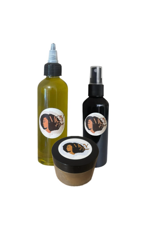 Mélange Huiles 120ml + Beurre De Batana 120g + Spray Fortifiant 100ml