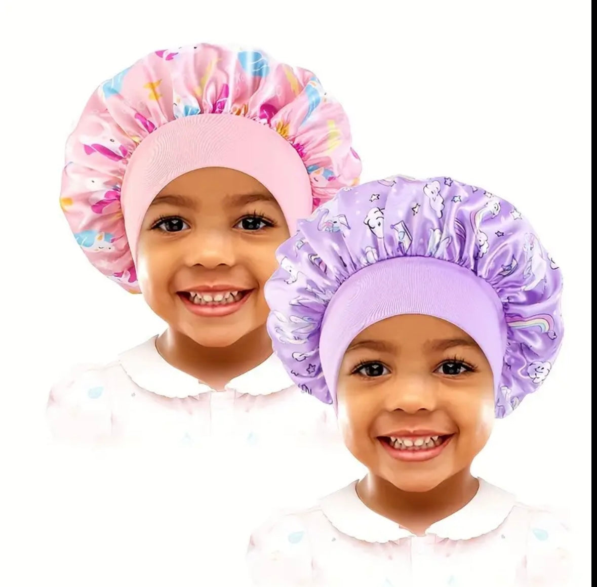 Bonnets En Satin Pour Enfants