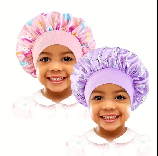 Bonnets En Satin Pour Enfants