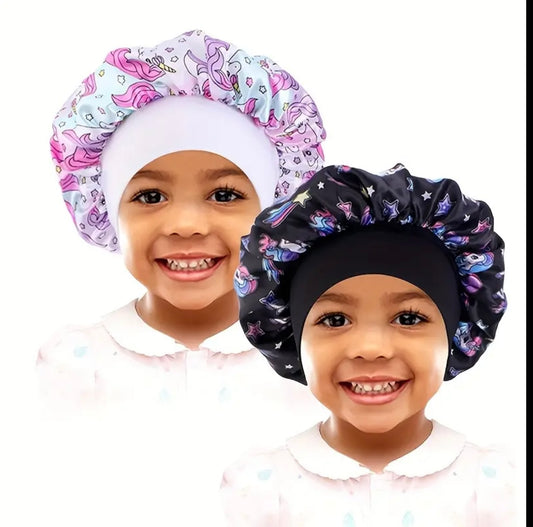 Bonnets En Satin Pour Enfants